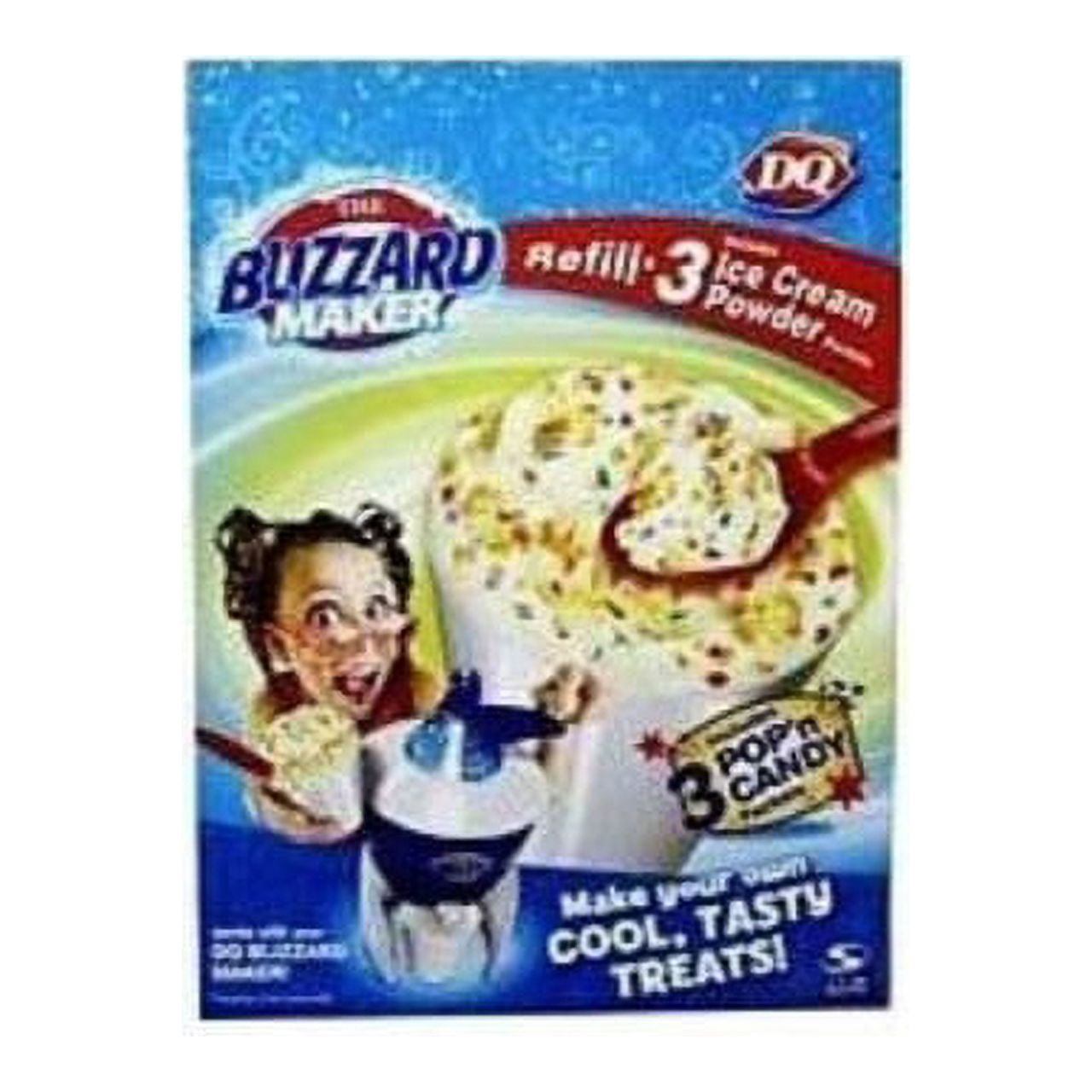 the dq original blizzard maker refill 3 dessert mix packets