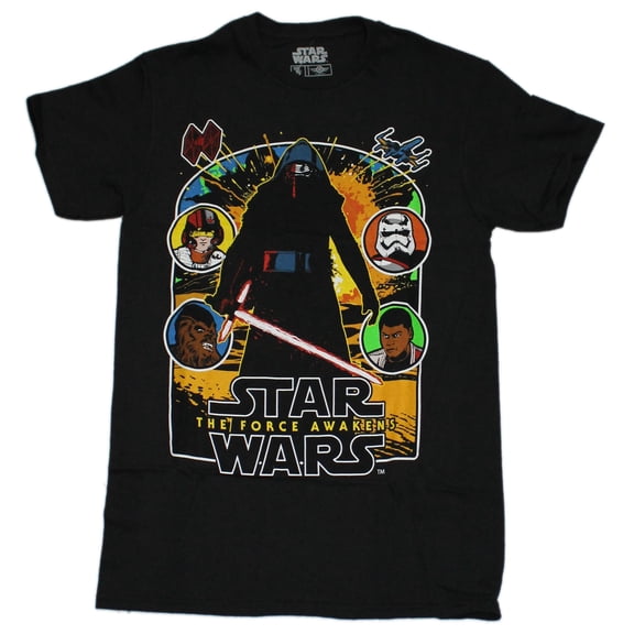 the force awakens by the light Men's graphic tee