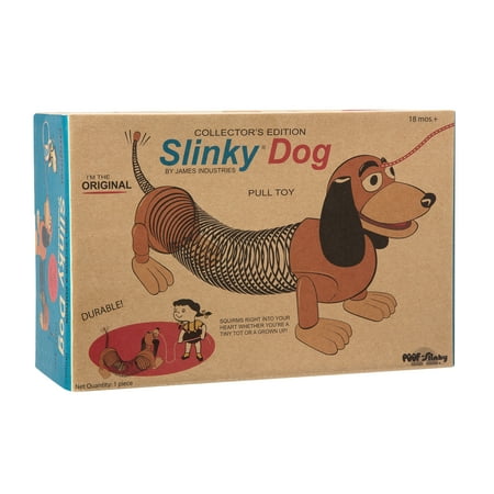 the original slinky brand slinky Dog retro PAckaging