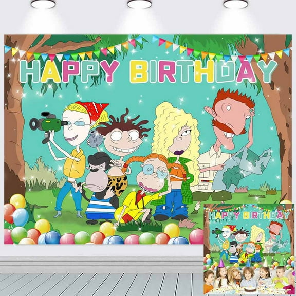 the wild thornberrys Backdrop Banner Party Supplies Poster Movie Theme Background for Photography Kids Birthday Decorations