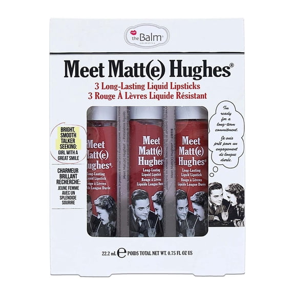 theBalm Meet Matt(e) Hughes 3-pc Lip Kit