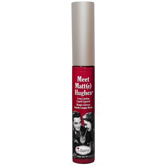 theBalm Meet Matte Hughes Long Lasting Liquid Lipstick, Dedicated, 0.25 Oz