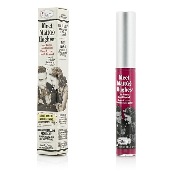 theBalm Lipstick - Meet Matte Hughes Adoring Lip Color, Long-lasting, 0.25  Oz - Walmart.com