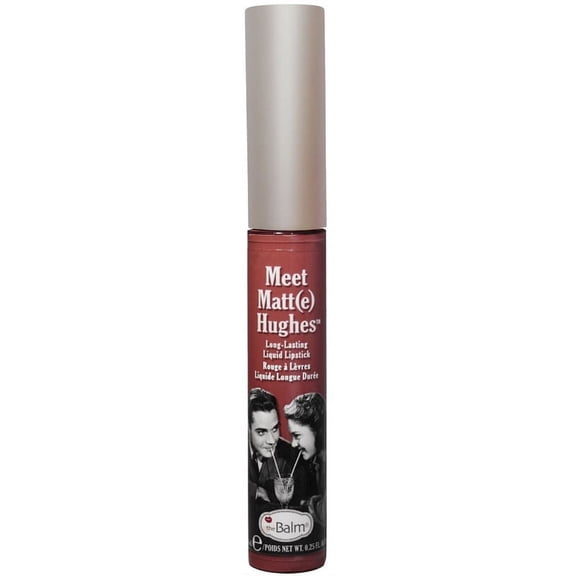 theBalm Meet Matte Hughes Long Lasting Liquid Lipstick, Trustworthy, 0.25 Oz
