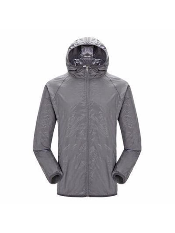 Women Plus Size Zip Up Hoodie Jacket Solid Casual Blazer Lightweight Windbreaker Outdoor Active Tops Travel Essentials, Gray M