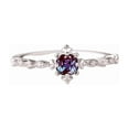 thumbnail image 1 of thejewelryart Alexandrite Engagement Ring Color-Changing Gemstone Promise Ring Timeless Jewelry Perfect for Meaningful Proposal Rose Gold 3, 1 of 5