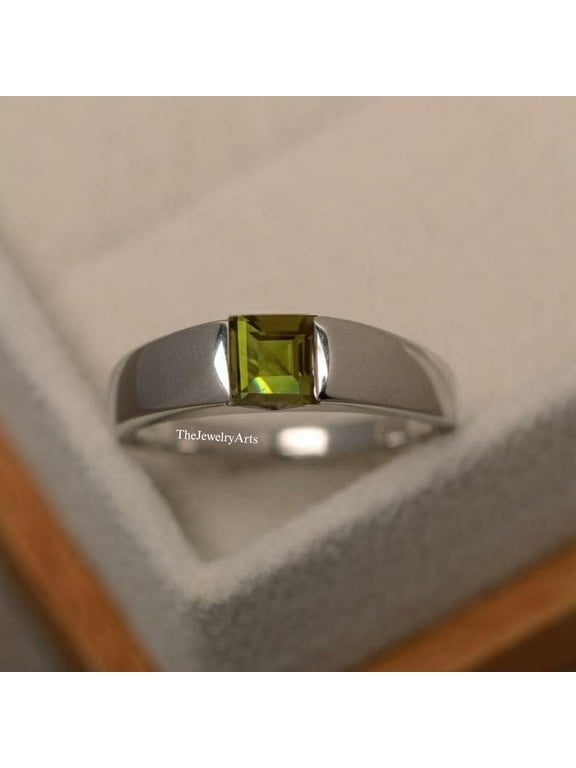 Men’s Color Changing Sultanite Gemstone Ring Sterling Silver Handmade Jewelry Luxury Men’s Ring Gift for Him Rose Gold 12