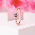 thumbnail image 1 of thejewelryart Vintage Alexandrite Engagement Ring Timeless Round-Cut Color-Changing Gemstone Ring Handmade Jewelry Elegant Choice Gift for Her Silver 4, 1 of 5