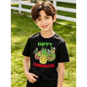 theme printed t shirt happy halloween t shirt 100 trendy t shirt tee shirts daily school wear back to school outdoor