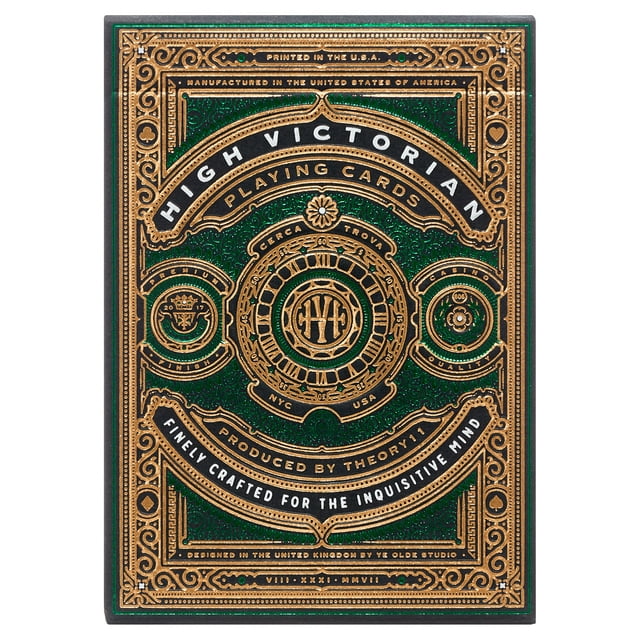 theory11 High Victorian Playing Cards (Green)