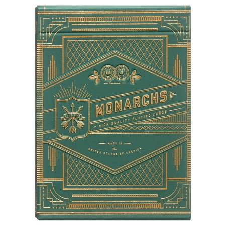 theory11 Monarchs Playing Cards (Green)