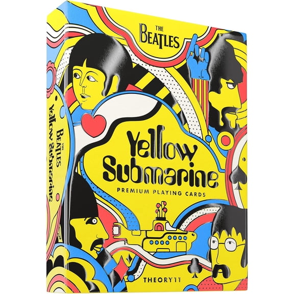 theory11 The Beatles Yellow Submarine Playing Cards