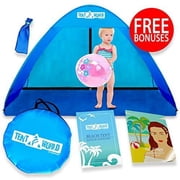 thermalab anti uv beach tent with carry bag, blue