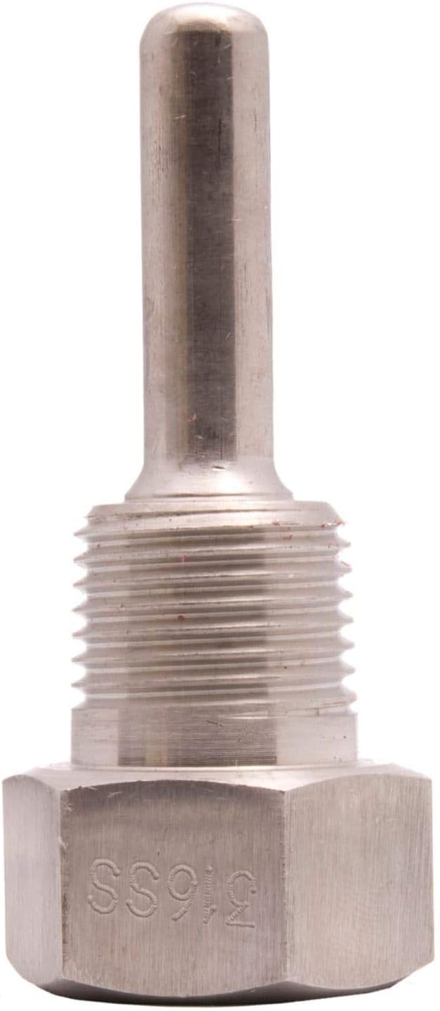 thermowell stainless steel 3161/2" npt connections â€¦