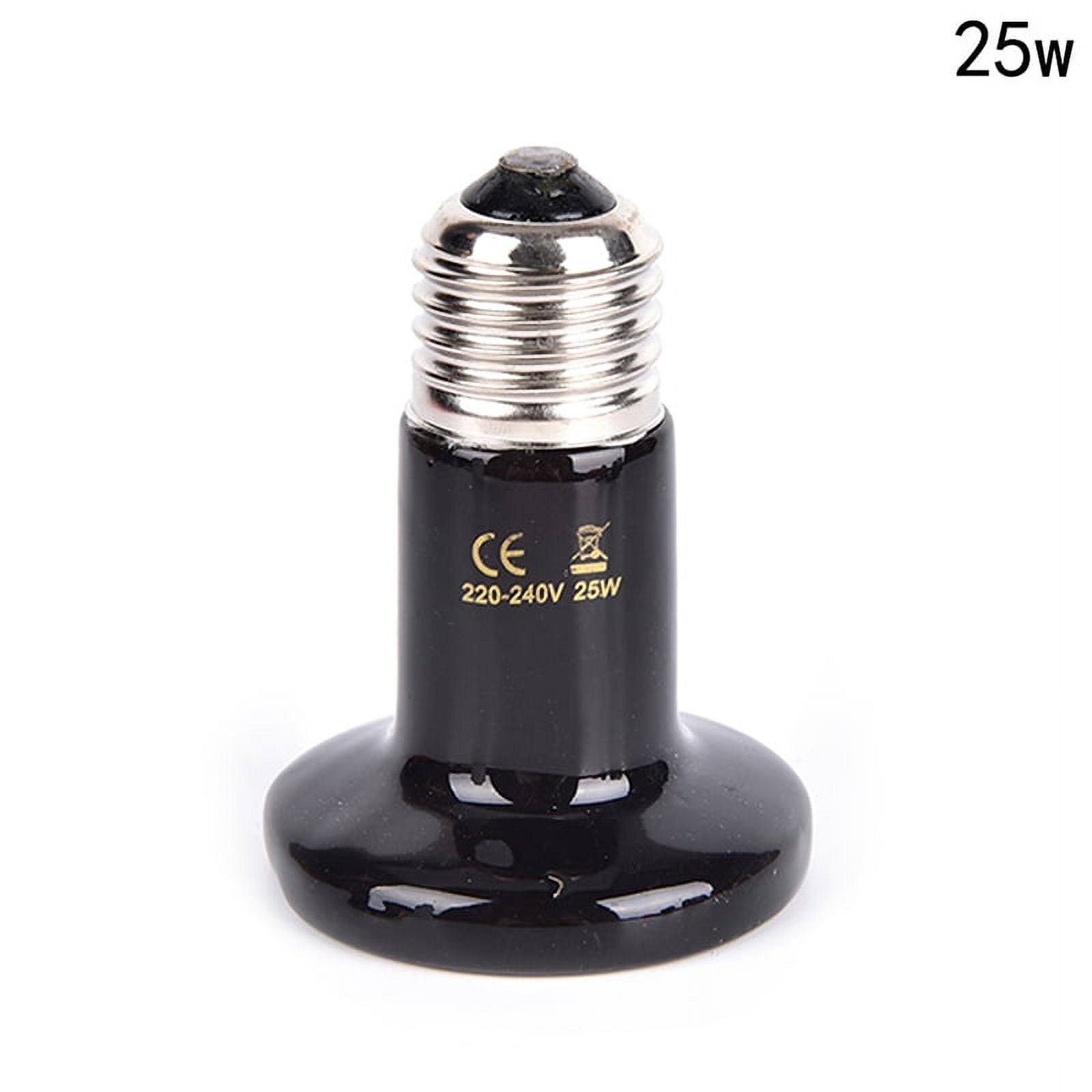 thickened infrared ceramic emitter heat light bulb lamp for reptile pet ...