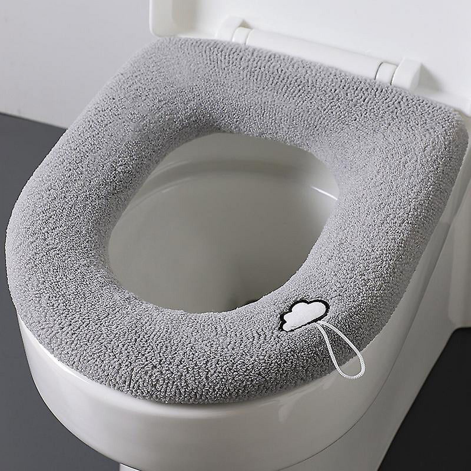 thicker Soft Toilet Seat Covers With Toilet Seat Handle, Cushion, Soft