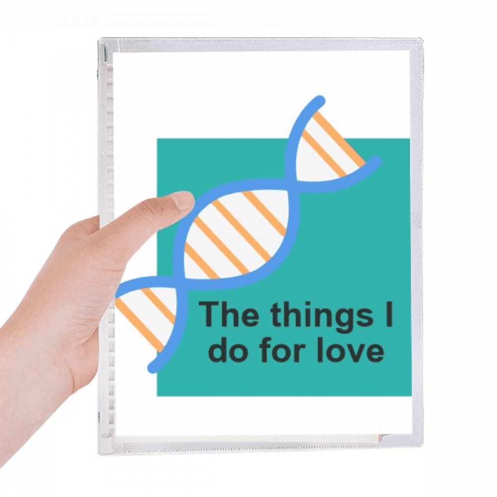 things i do for love notebook loose diary refillable journal statiry