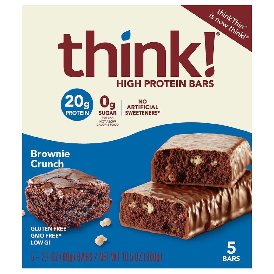 think! Brownie Crunch Protein Bars Chocolate Fudge 5.0 ea