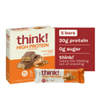 thumbnail image 1 of think! High Protein Bar, Creamy Peanut Butter, 20g Protein, Gluten Free, 5 Count, 1 of 10
