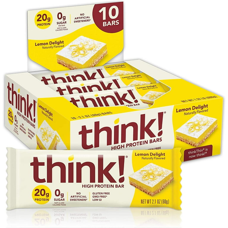 High Protein Bars, Lemon Delight, 2.1 oz Bar, 10 Bars/Carton, Ships in 1-3 Business Days High Protein Bars, Lemon Delight, 2.1 oz Bar, 10 Bars/Carton, Ships in 1-3 Business Days