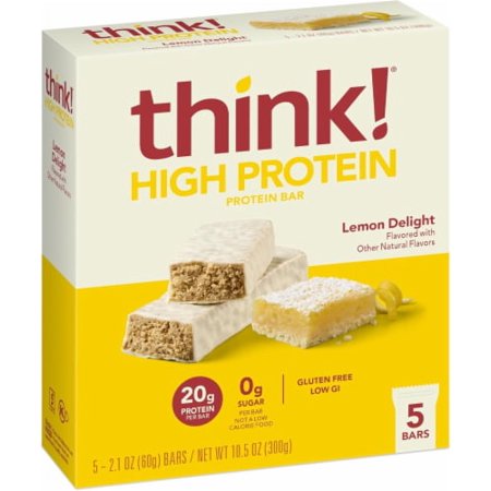 think! Lemon Delight High Protein Bars - 2.1 oz - 5 ct