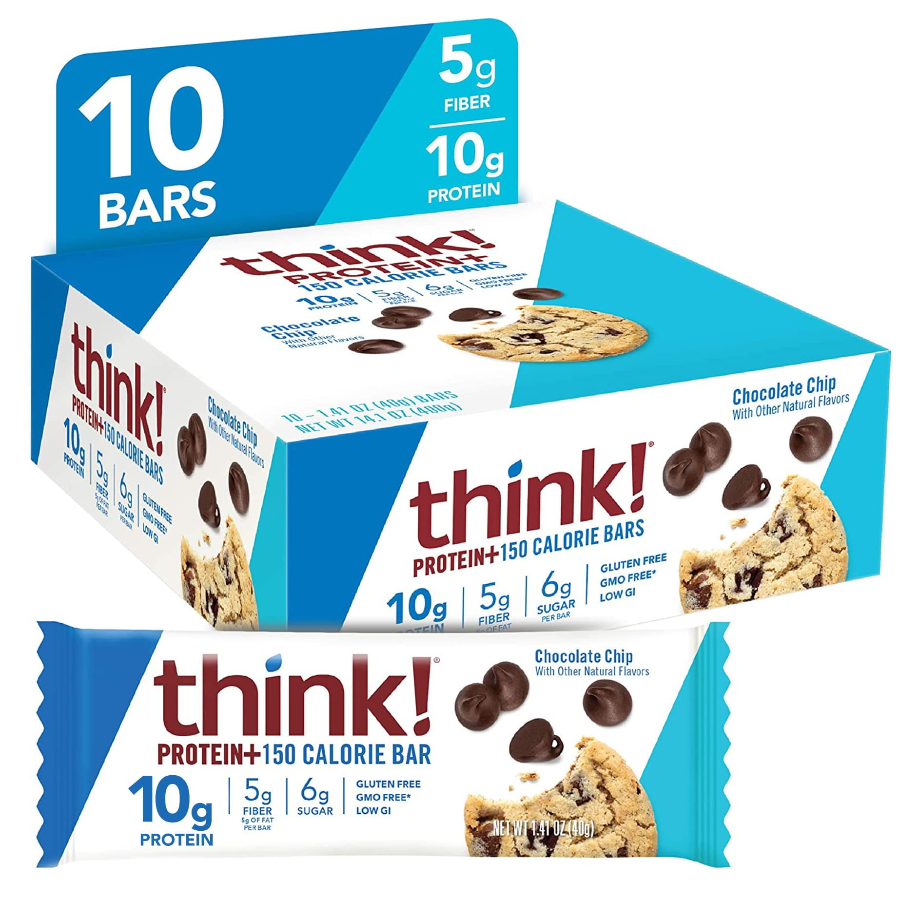 think! Protein Bars with Chicory Root for Fiber, Digestive Support