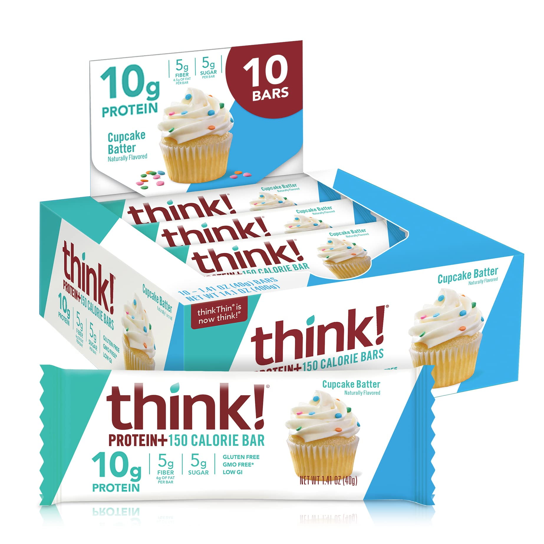 think! Protein Bars with Chicory Root for Fiber, Digestive Support
