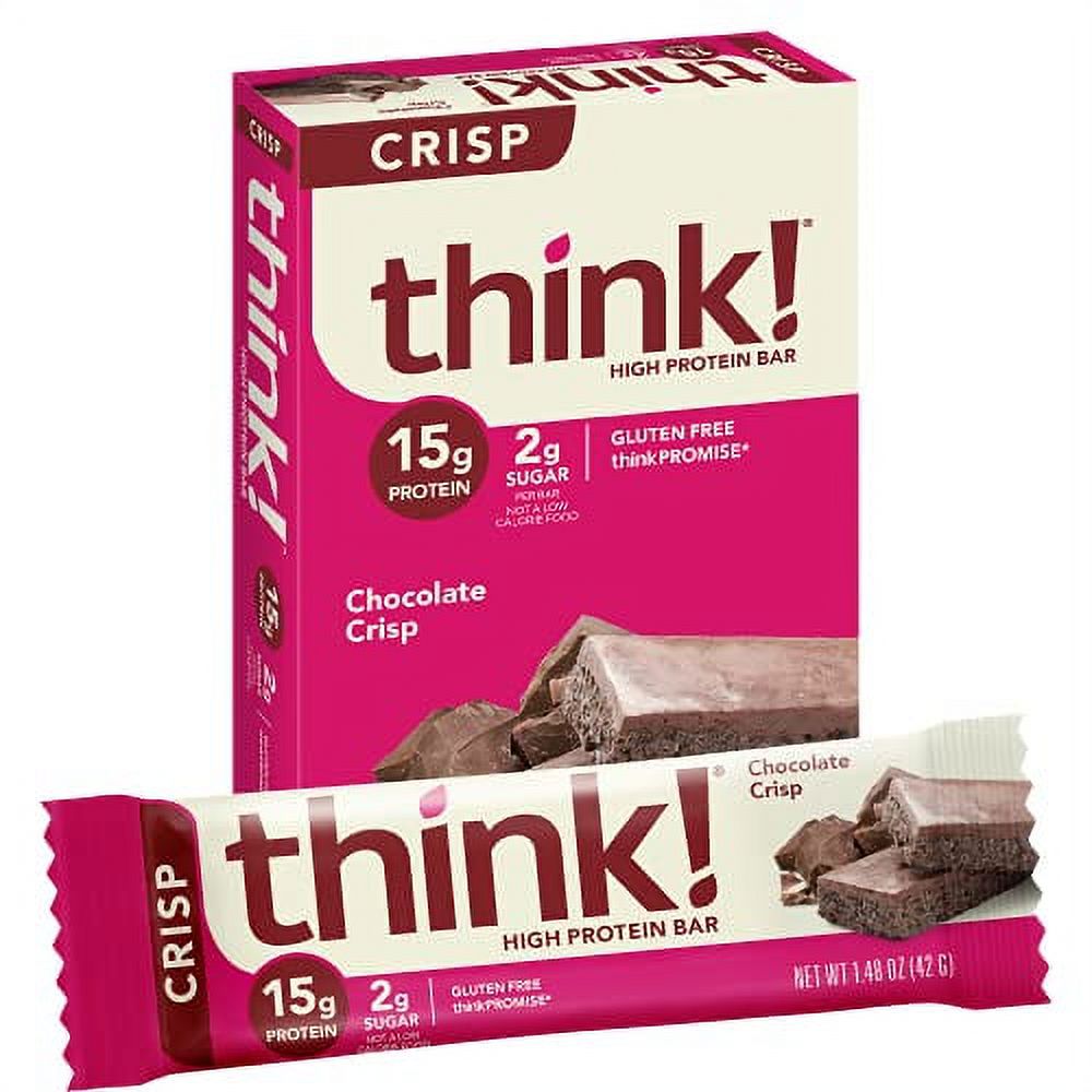 think! Protein Bars High Protein Snacks, Gluten Free Energy Bar with