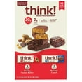 thumbnail image 1 of thinkThin Gluten Free Protein Bar Variety Pack 2.1 oz. 15 Bars/Box (220-00555), 1 of 4