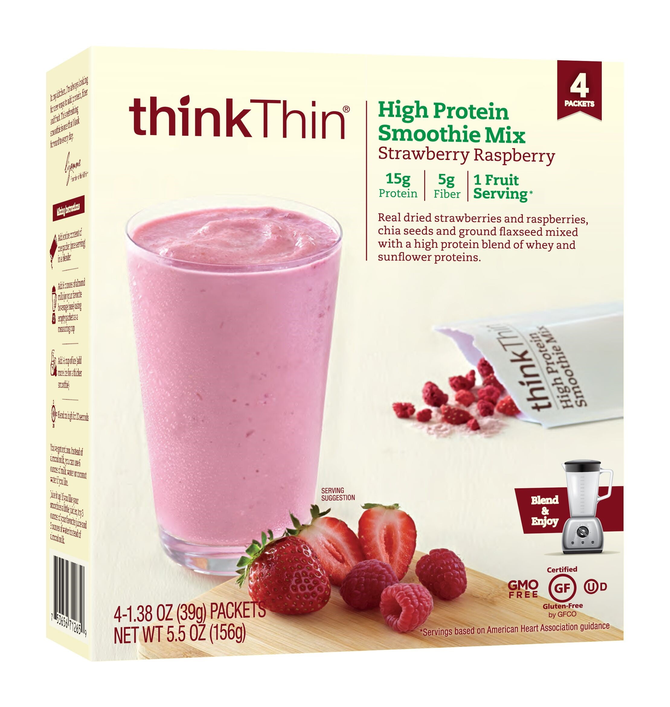 thinkThin High Protein Smoothie Mix, 2016-03-17