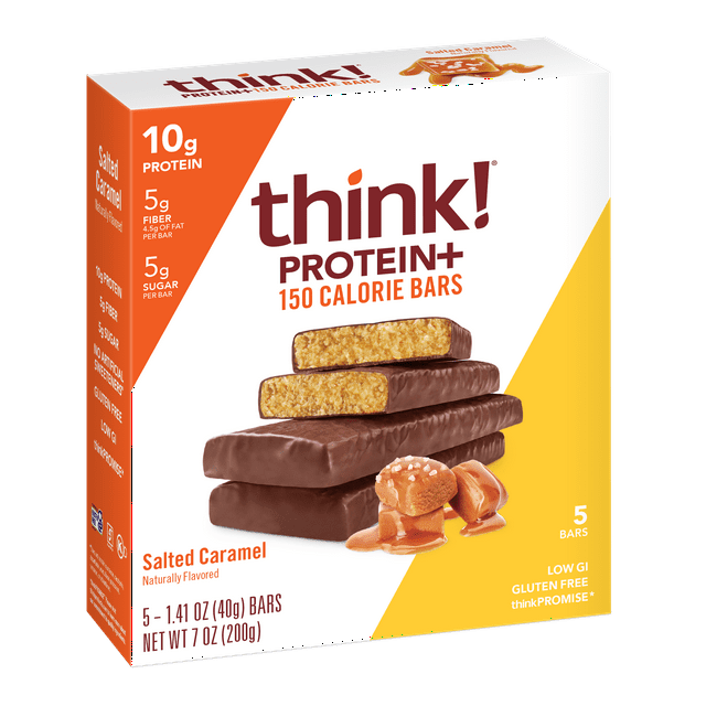 thinkThin Protein & Fiber Bars Salted Caramel, 1.4 OZ