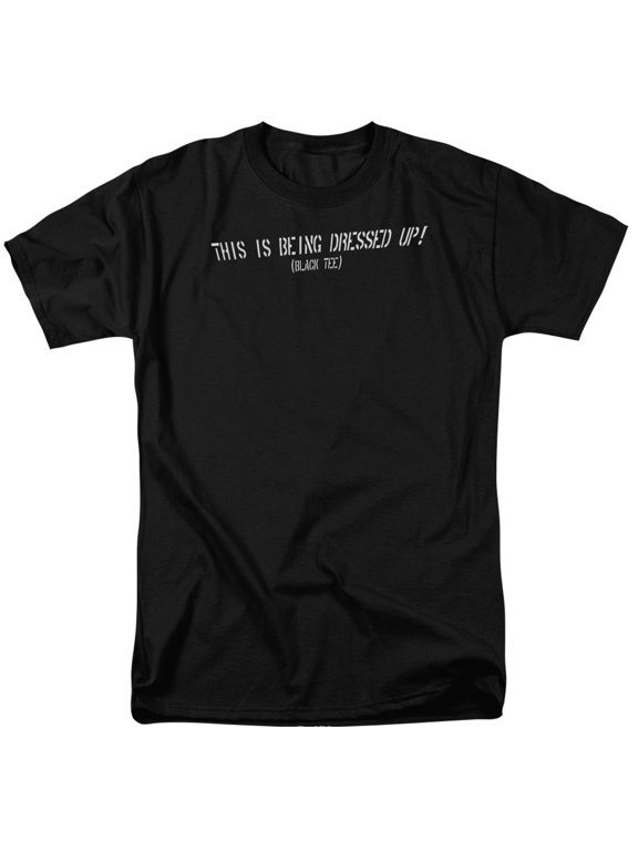 Black Tee Officially Licensed Adult T Shirt