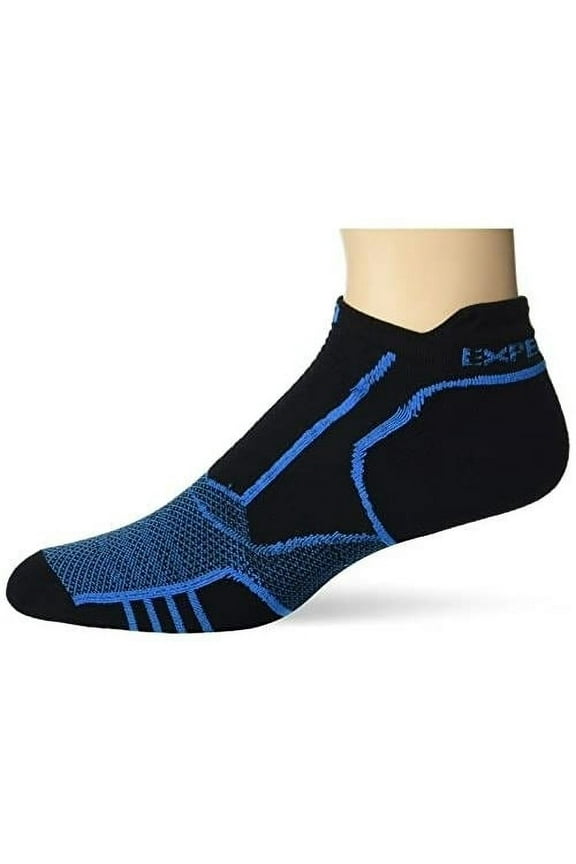 unisex-adult Unisex Prolite Ultra-light Cushion No Show Tab - Rocket Grip 003 Blue Aster/Black