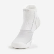 thorlos unisex-adult Unisex Prolite Ultra-light Cushion No Show Tab - Rocket Grip 100 WHITE