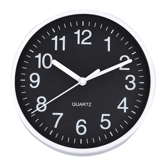 thovorrnl 7in Wall Clock, Silent Non Ticking Quartz Analog Wall Clocks Battery Operated Room Decor