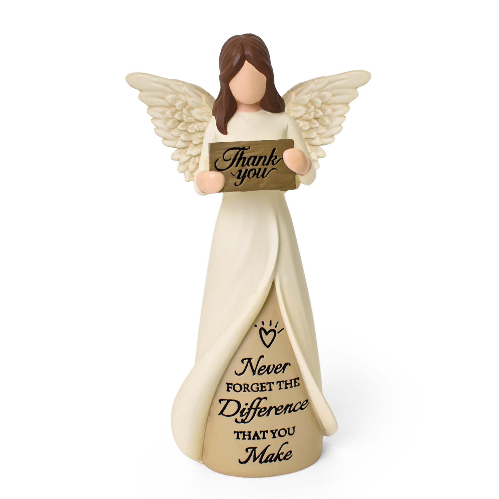 thovorrnl Angel Figurine Thank You Gift for Women Teacher Nurse Caregivers, Guardian Angel Statue for Retirement, Thanksgiving Home Decor