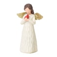 thumbnail image 1 of thovorrnl Angel Figurines for Women, Guardian Angel Statue Holding Red Bird, Sympathy Angel Gifts, 1 of 8