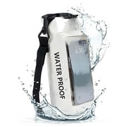 thovorrnl Waterproof Bag 2L Dry Bag with Built-in Phone Pouch, Roll Top Waterproof Phone Bags for Kayaking, Boating, Rafting, Beach