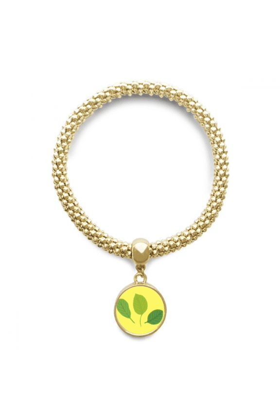 three cartoon en bracelet round pendant jewelry chain