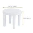 thumbnail image 1 of UPOUART Step Stools For Kids White Plastic 1Set, 1 of 10