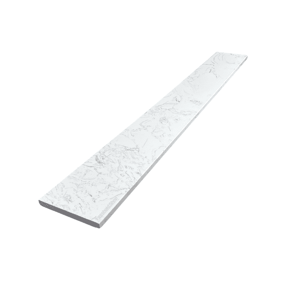 Threshold.shop Engineered Carrara Marble Vanity Backsplash / Sidesplash 72 inch x 4 inch
