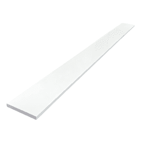 threshold.shop Super White Engineered Marble 72 in x 5 in Multi-Use Threshold, Backsplash & Windowsill