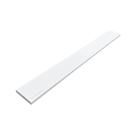 Threshold.shop Super White Engineered Marble Vanity Backsplash / Sidesplash 60 x 7 in