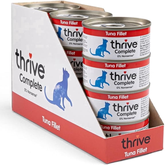 thrive Complete Cat Food 100% Tuna 12 cans
