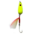 thumbnail image 1 of Thundermist Lures CS-038-H-CH Bucktail Python Darter Casting Spoon, Chartreuse - 0.37 oz, 1 of 1
