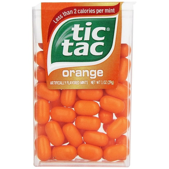 tic tac Orange Singles, 1 Ounce (Pack of 12)