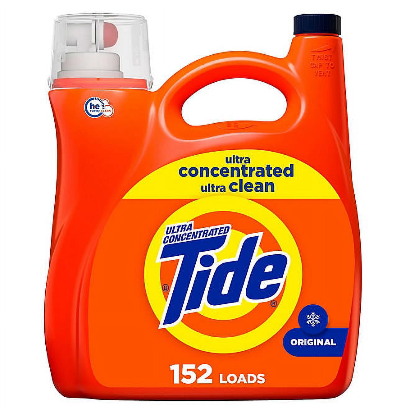 tide he liquid laundry detergent original 152 loads 170 fl oz