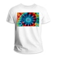 thumbnail image 1 of tie dye 100% Cotton White T-shirt for Men and Women - Comfortable and Stylish Summer Essential Shirt for Everyday Wear, 1 of 5
