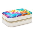 thumbnail image 1 of tie dye Velvet Portable Decorative Box with Removable Compartment - Jewelry Stand, Necklace Organizer, and Gift, 1 of 7