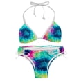 thumbnail image 1 of tie dye136 Detachable Sponge Adjustable Strap Bikini Set Two-Pack for Any Summer Scene, 1 of 6